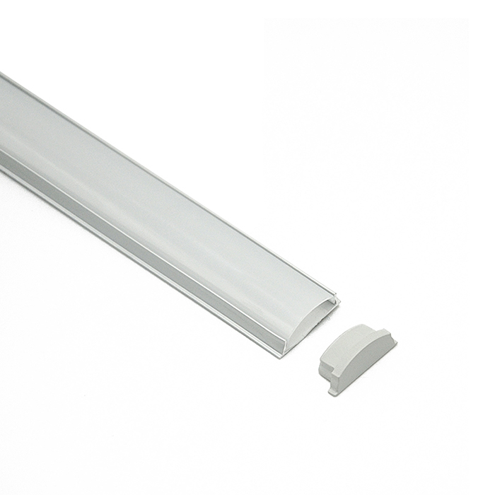 HL-A043 Aluminum Profile - Inner Width 14.8mm(0.58inch) - LED Strip Anodizing Extrusion Channel, For LED Strip Lights